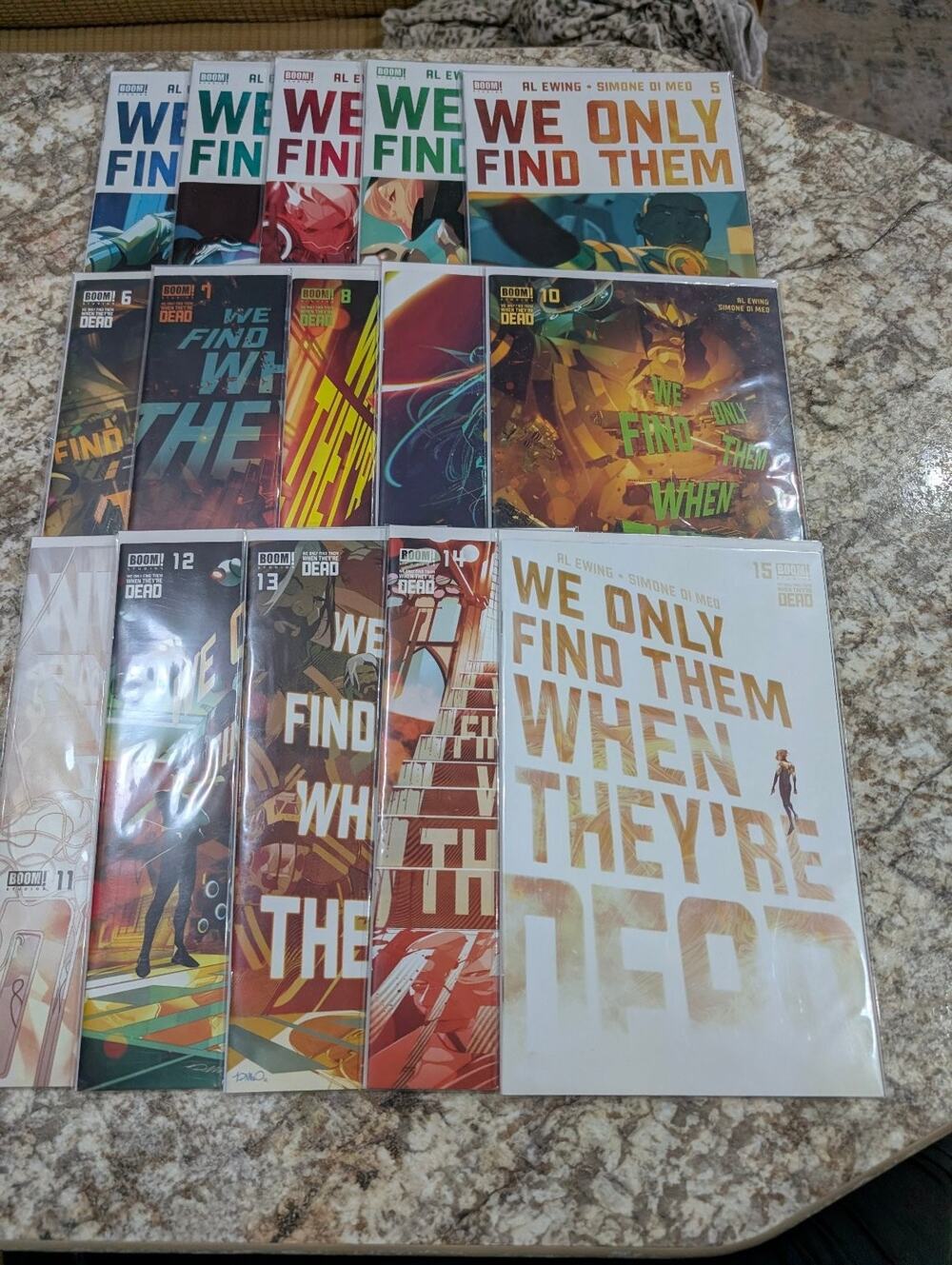 We Only Find Them When They're Dead Lot of 15 #1-15 BOOM! Studios Modern Age